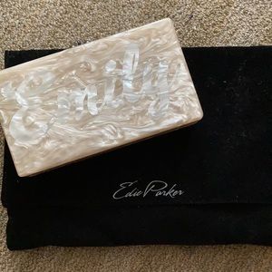Edie Parker “Emily” acrylic clutch